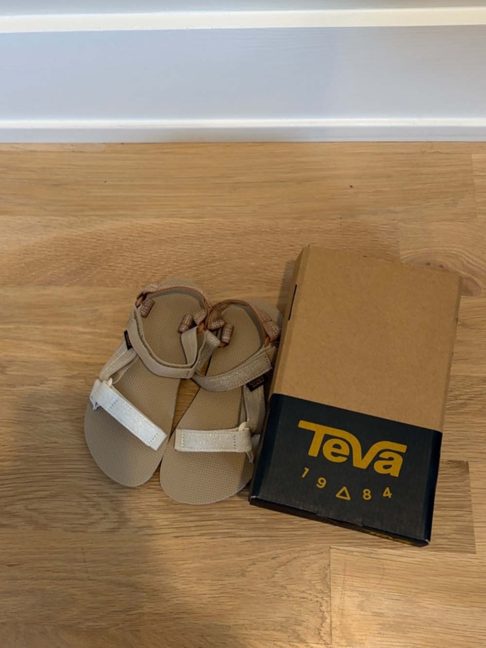Teva Kids Beige and White Sport Sandals